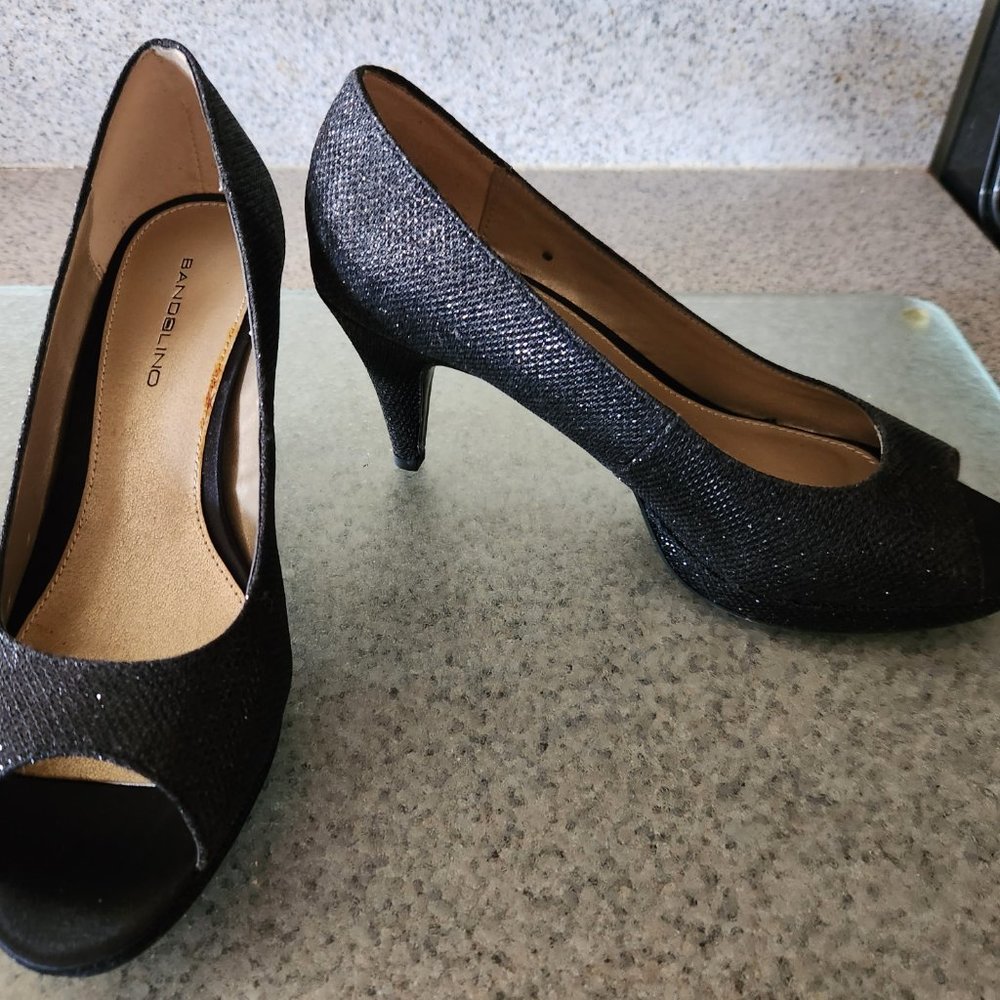 Womens Bandolino Mylah Style Black Glamour Size 7M Brand New